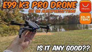 E99 K3 Pro 4k Camera Drone | Is this $15 Drone from Aliexpress/Temu Any Good??