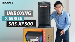 Unboxing the SONY SRS-XP500