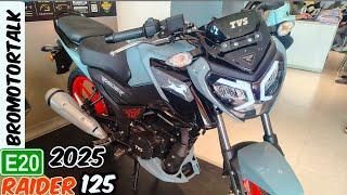 New 2025 TVS Raider 125 Grey Colour Check  Out detail review and latest feature update|| price