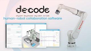 DECODE: the best programming software for Kawasaki robots