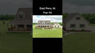 Random US Towns: East Peru, IA #shorts