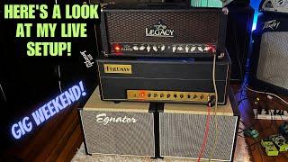 Let's Look At My Live Rig - Steve Vai Carvin Legacy - Friedman BE 100 - My Guitars And Pedals!