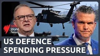 Australian PM pushes back on US demands to boost defence spending by 3.5%
