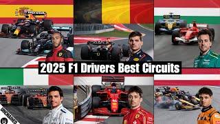 The Best Circuits for Every F1 Driver in 2025