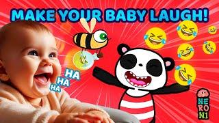 Best Video for Babies to Laugh | Beebee's Giggle Potion | Goofy Panda & Beebee | Neroni Kids