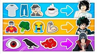 ADIVINA EL PERSONAJE ANIME CON EMOJIS ️ Adivina el personaje de anime | Anime Emoji Quiz!