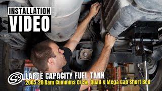 S&B 52 Gallon Replacement Fuel Tank for 2005-23 Ram Cummins Crew, Quad & Mega Cab Short Bed