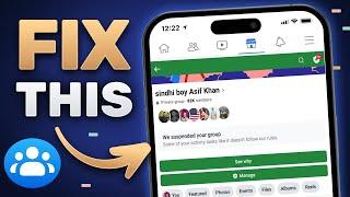 How to Fix "Groups is Suspended" on Facebook 2025 | Resolve Group Quality Issues (ANDROID)