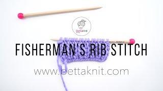 How to Knit: Fisherman's Rib Stitch