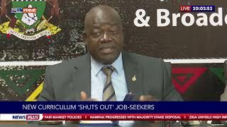 New Curriculum 'shuts out' job seekers. #NewsPlus