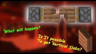 Can we Get Vertical Slabs in Minecraft?!?