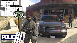 GTA V - PoliceMod 1.0c: SWAT - Tropa de Elite em patrulha #9