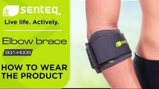 How To Wear The Elbow Brace - SENTEQ