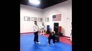 Trick round kick