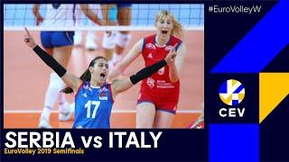 Serbia vs Italy I #EuroVolleyW 2019 - Semi Final I FULL MATCH