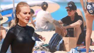 Nicole Kidman & Keith Urban Just Beachy Down Under - First Family Outing Since Mom's Death