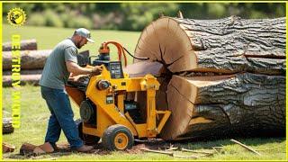 45 Fastest Automatic Firewood Processing Machine | World's Fastest Wood Cutting Chainsaw #6