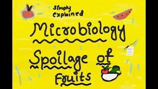 Spoilage of fruits microbiology