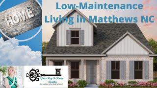 Low maintenance, easy living in Matthews NC! Tour Eden Hall community & inside a new home w/Jolene