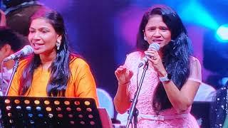 SPB and Ilayaraja kannada concert.  Kelade nimageega.