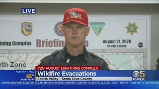 CZU COMPLEX LIGHTNING FIRE: Cal Fire gives Friday morning update on wildfire rages in Santa Cruz Mou