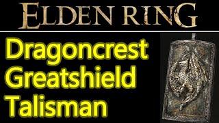 Elden Ring Dragon crest Greatshield Talisman location guide, best talisman in the game?