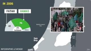 The situation in Gaza explained with a map