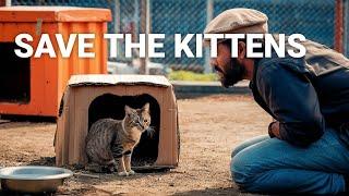 Cat Rescue: Feeding Homeless Strays #animalrescue