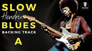 Can You Really Sound Like HENDRIX with this SLOW BLUES Backing Track in A?