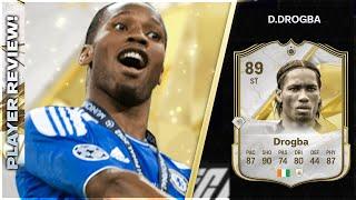 MOST BROKEN ICON IN THE GAME!!!!! 89 RATED ICON DIDIER DROGBA PLAYER REVIEW - EA FC25 ULTIMATE TEAM