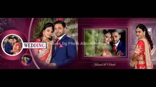 0001-wedding album design template- Picasso dg photo album software