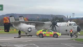 C-2A Greyhound 162161 (42) - Edinburgh Airport