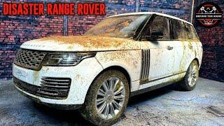 Extreme Dirty Miniature Range Rover Washed. Restoration,Detailing of abandoned Ranger Rover Die Cast