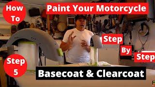 How To Paint Your Motorcycle Step By Step Applying Color Coat