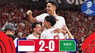 INDONESIA ARE BACK | Indonesia - Saudi Arabia | Highlights #AsianQualifiers - Road To 26