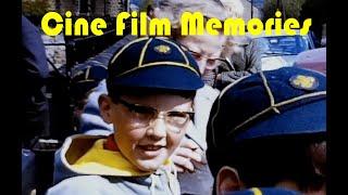 Vintage 1960s Cine Film, Elland, Yorkshire. Cub Scout Mini-Marathon.