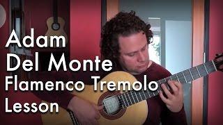 Adam Del Monte - Flamenco Tremolo Lesson: Flamenco Guitar at Guitar Salon International