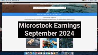 Stock Photography | September 2024 Microstock Earnings  #microstock