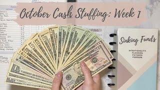 October Cash Stuffing: Week 1