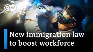 German parliament passes new immigration law to tackle shortage of skilled workers  | DW News