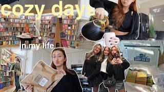 cozy days in my life ⭐️ (barnes trips, dinner, chats, night routines + more)