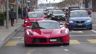 Supercars in Geneva Vol.13 ( Roma Spider, LaFerrari, 2x 992 GT3 RS, Vantage 2024, 540C )