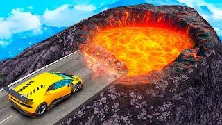 CAN CARS Survive a VOLCANO in GTA 5?