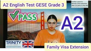 A2  English Test SELT Spoken Exam ||GESE Grade 3|| Visa Extension|| Life in the UK