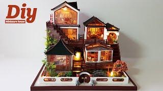 DIY Miniature dollhouse Kitㅣelegant pavilionㅣ묵운수사ㅣ미니어처하우스ㅣ박소소(soso miniature)