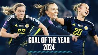 Scotland Women's Goal of the Year 2024 | Martha Thomas, Erin Cuthbert, Caroline Weir | SWNT