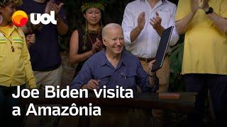 "Ninguém pode reverter 'revolução da energia limpa' nos EUA", diz Joe Biden em Manaus