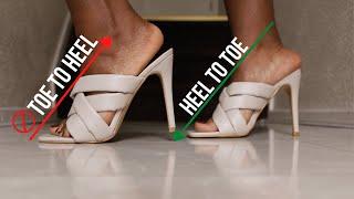 How To Walk In Heels For First Timers