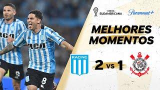 RACING 2 x 1 CORINTHIANS - CONMEBOL SUDAMERICANA 2024 | Paramount Plus Brasil