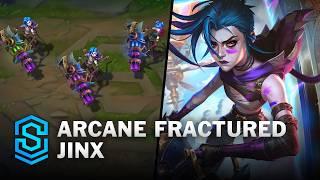 Arcane Fractured Jinx Skin Spotlight - Pre-Release - PBE Preview - League of Legends